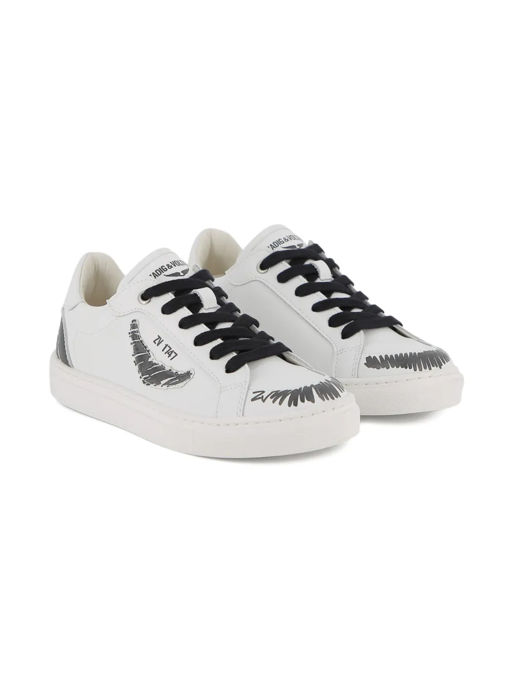 Zadig & Voltaire Kids Sneakers Wit