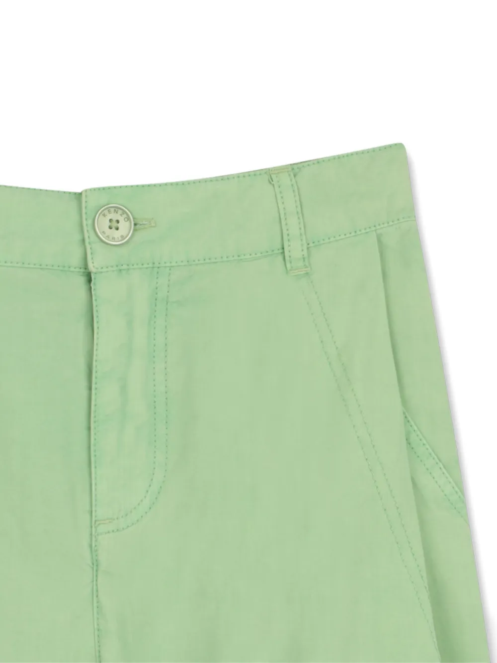 Kenzo Kids Shorts met logodetail Groen