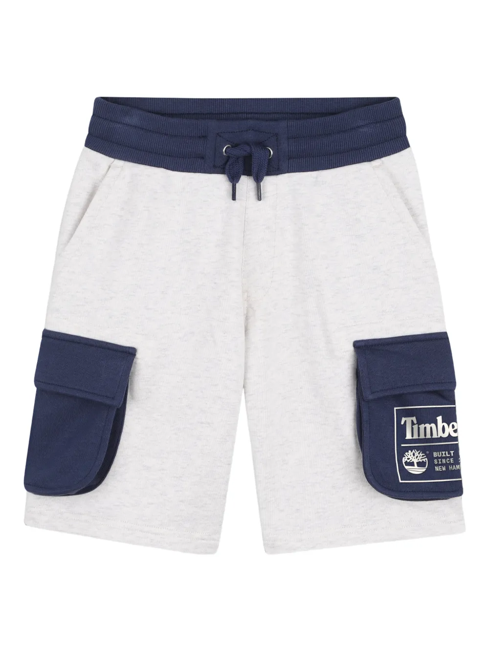 Timberland Kids Shorts con logo - Grigio