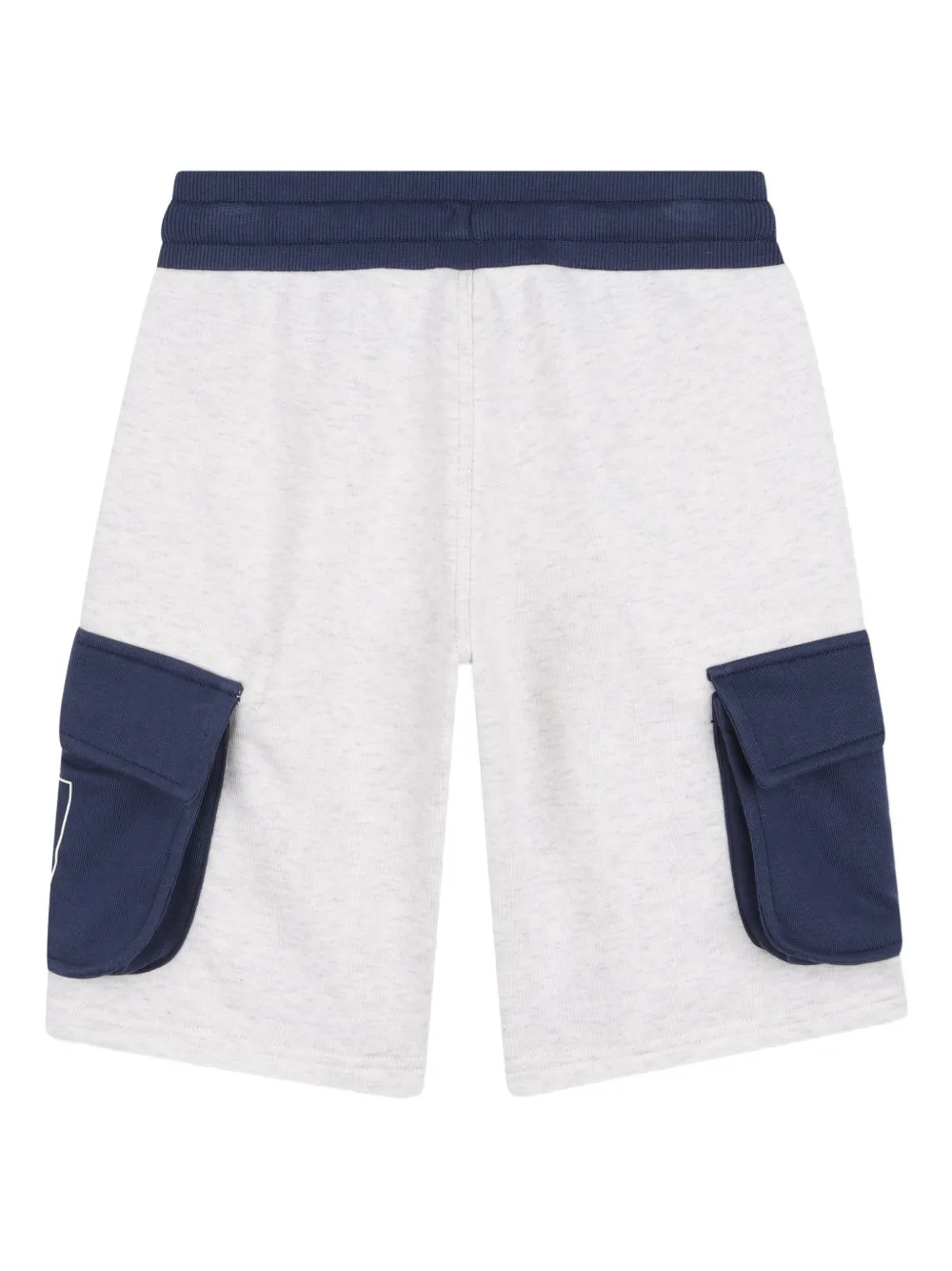 Timberland Kids Shorts met logodetail en zak Grijs