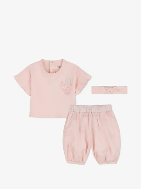 Kenzo Kids ensemble pantalon et haut à manches à volants
