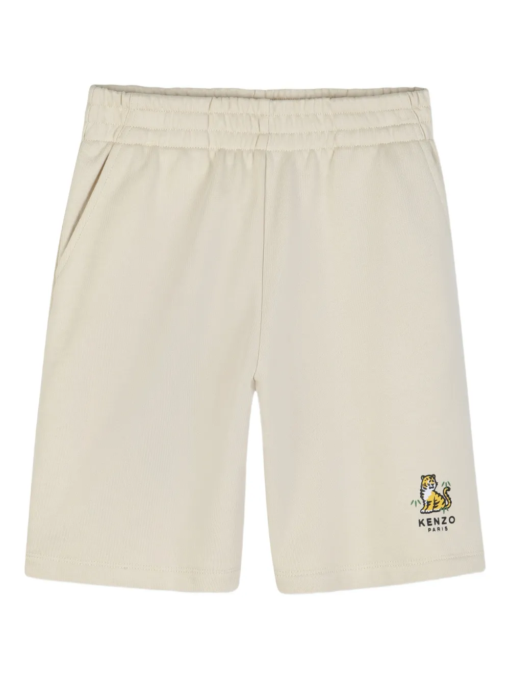 Kenzo Kids elasticated-waistband shorts - Toni neutri