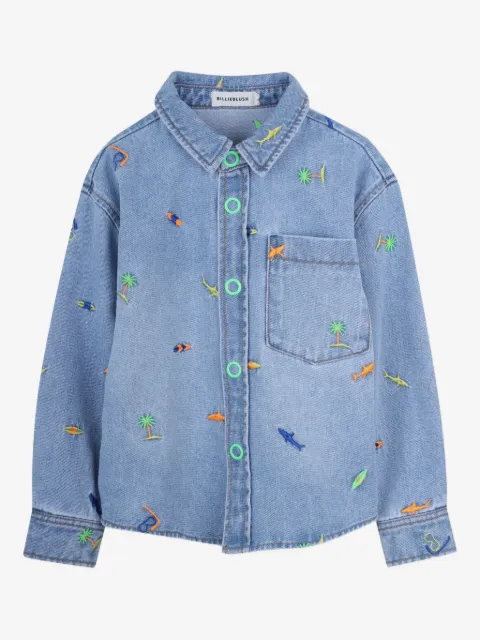 Billieblush camisa con bordado