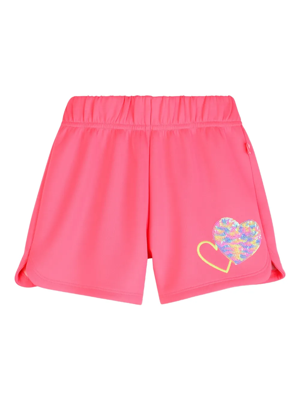 Billieblush heart-appliqué shorts - Rosa