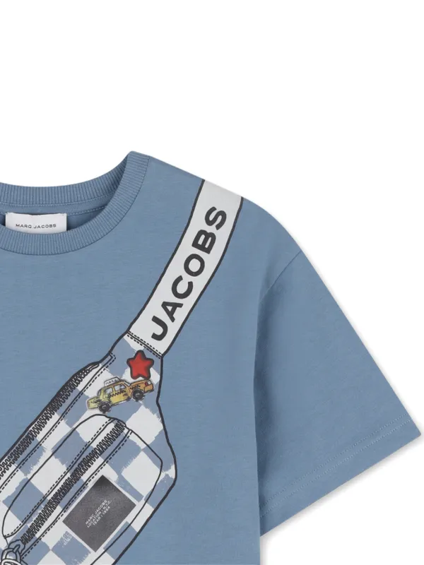 Marc Jacobs Kids Graphic short-sleeve T-shirt | Blue | FARFETCH