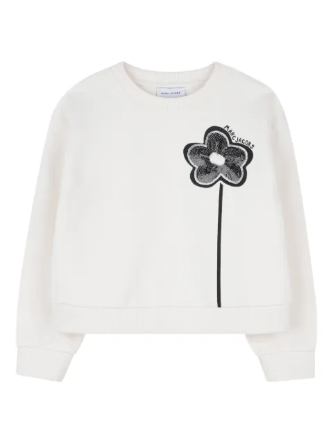 Marc Jacobs Kids flower-appliqué sweatshirt