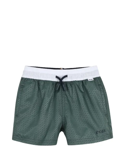 BOSS Kidswear drawstring swim shorts