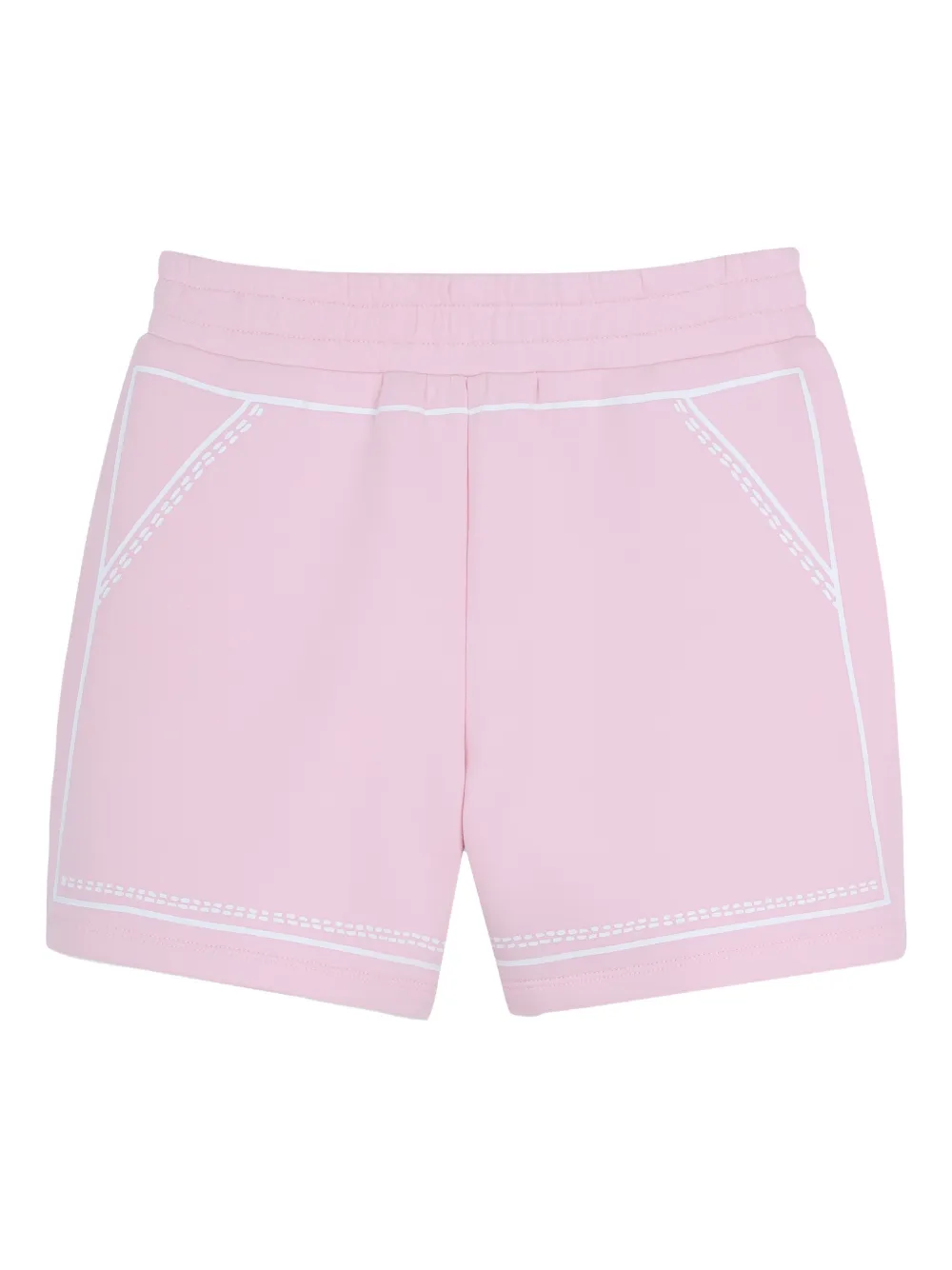 Marc Jacobs Kids flower- print pocket shorts - Rosa
