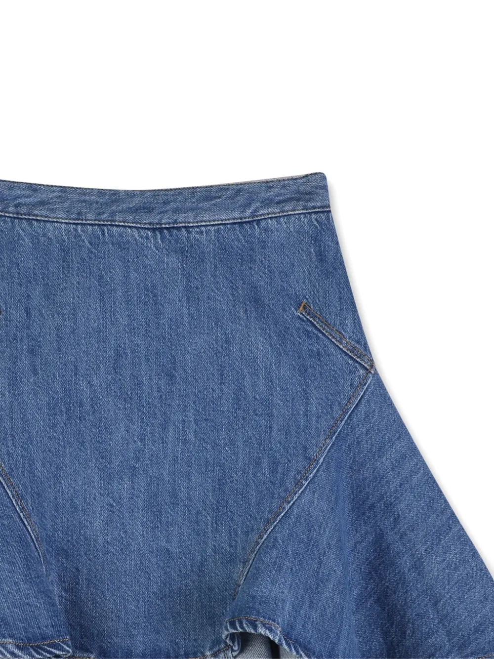  Givenchy Kids Flared Zip Skirt - Blue 
