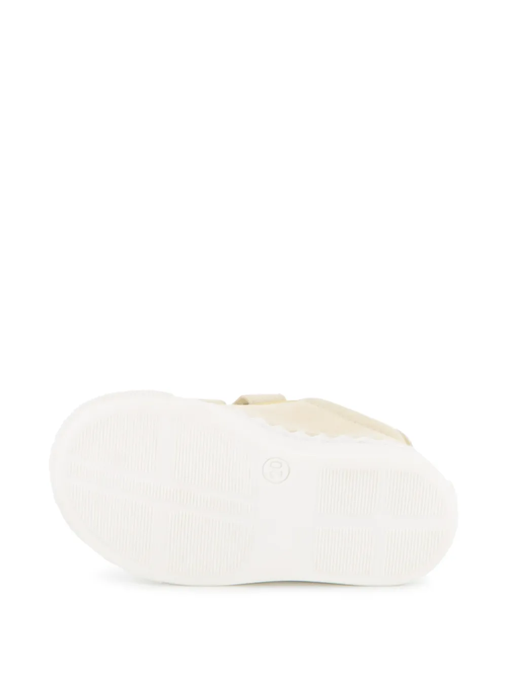  Chloé Kids Scallop-straps Sneakers - Neutrals 