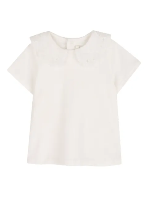 Chloé Kids lace-collar top