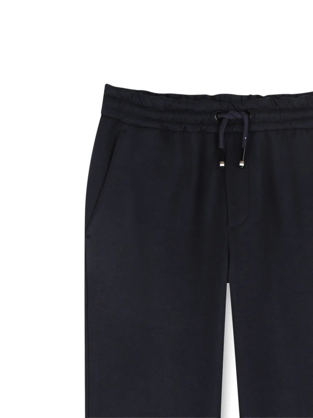 BOSS Kidswear Broek met trekkoord Blauw