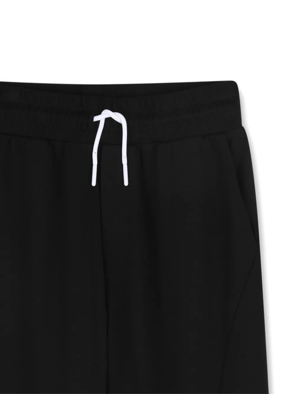 Dkny Kids Broek met trekkoord en logoprint Zwart