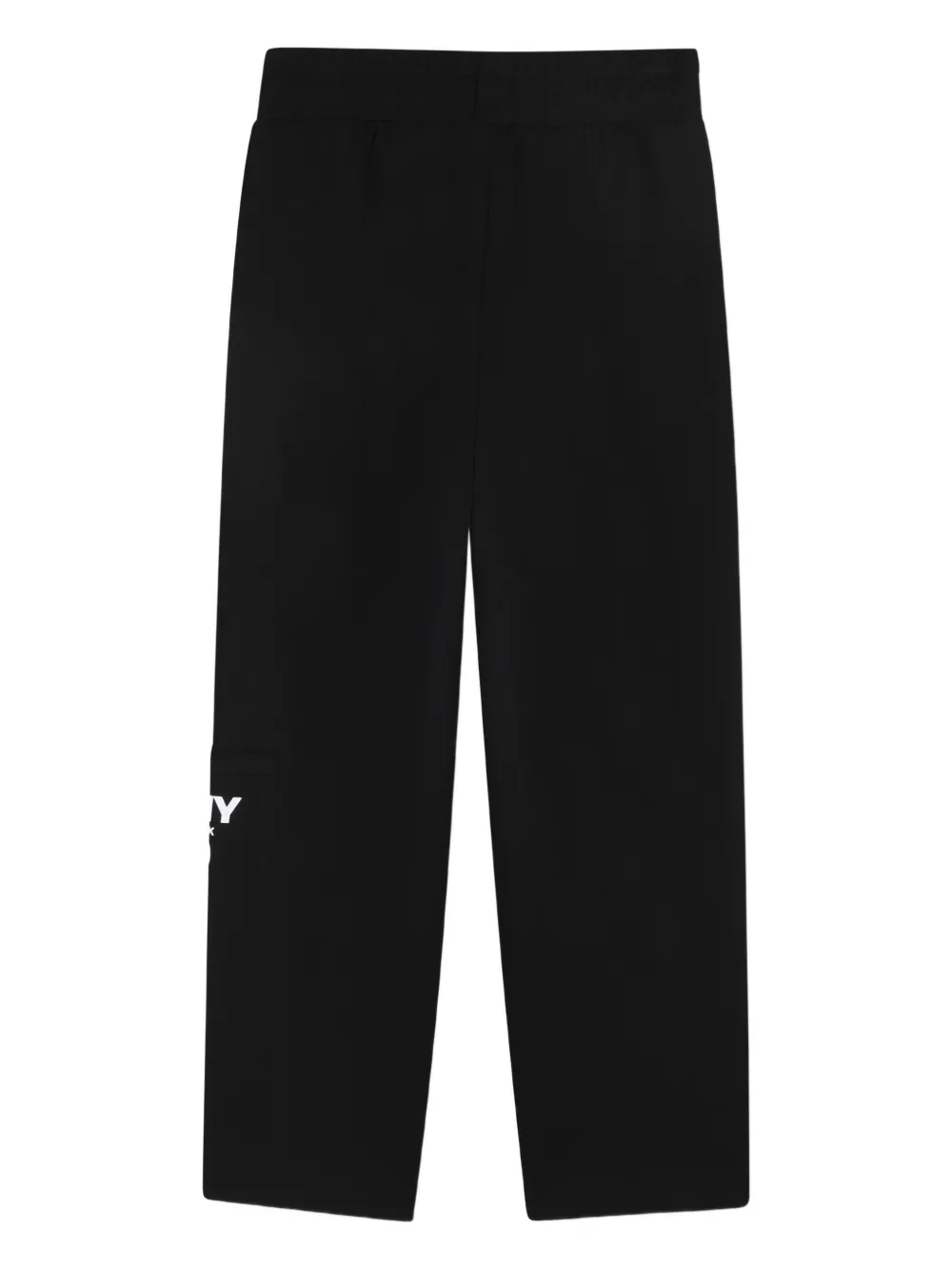 Dkny Kids Broek met trekkoord en logoprint Zwart