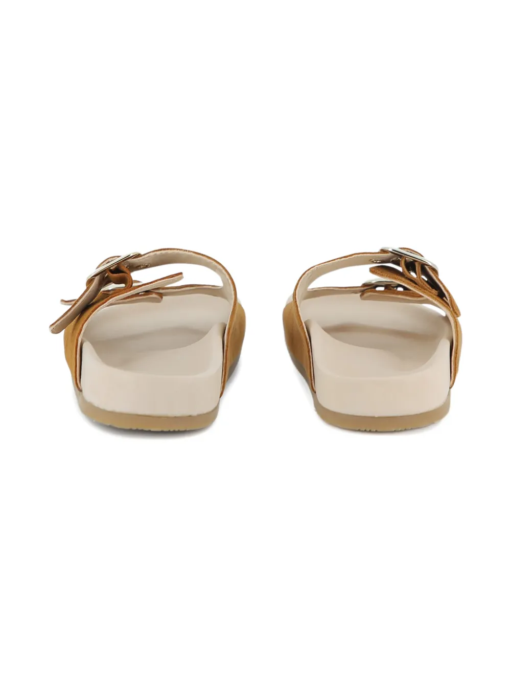 Chloé Kids Polly sandalen met gespband Bruin