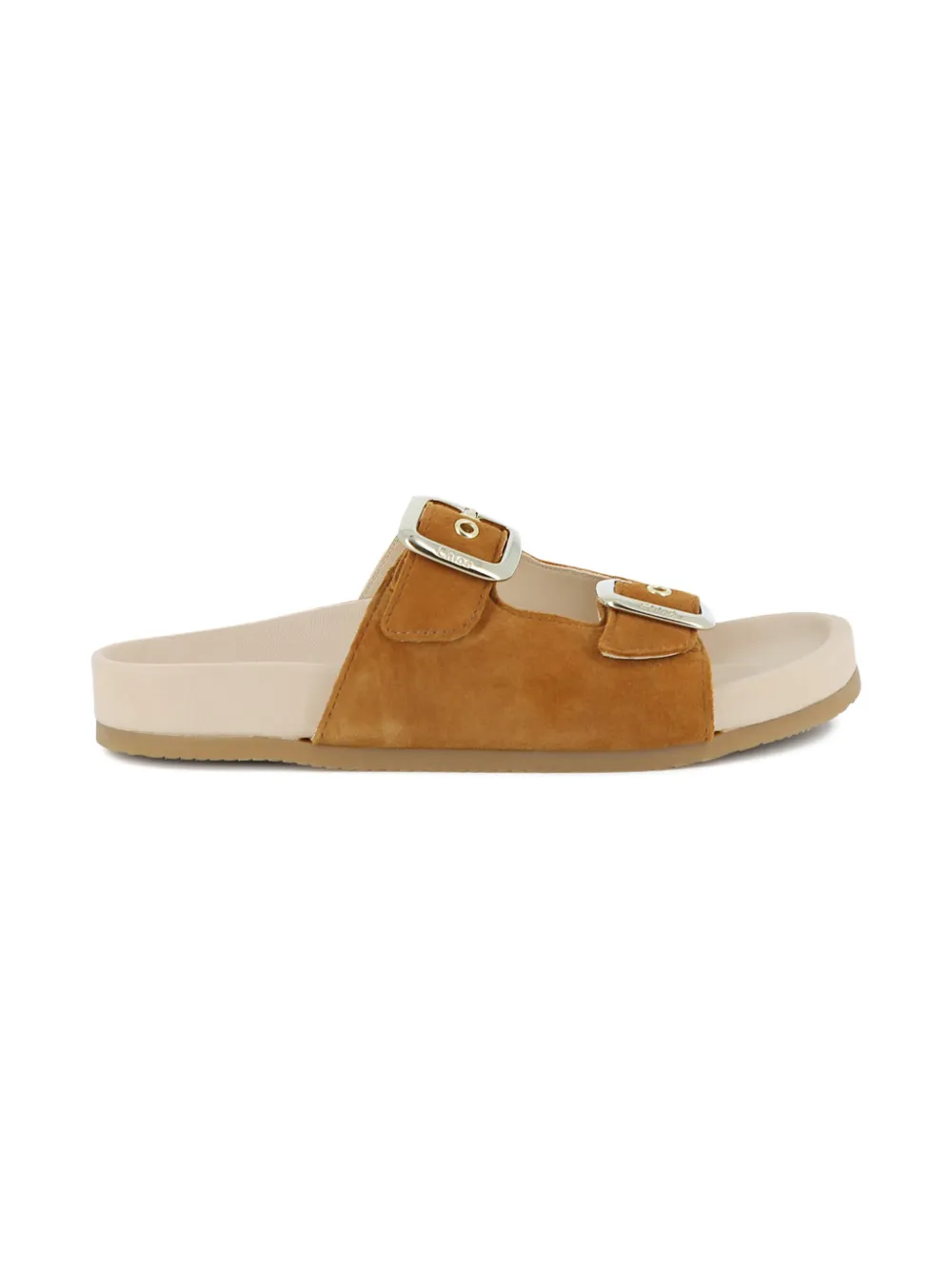 Chloé Kids Polly sandalen met gespband Bruin