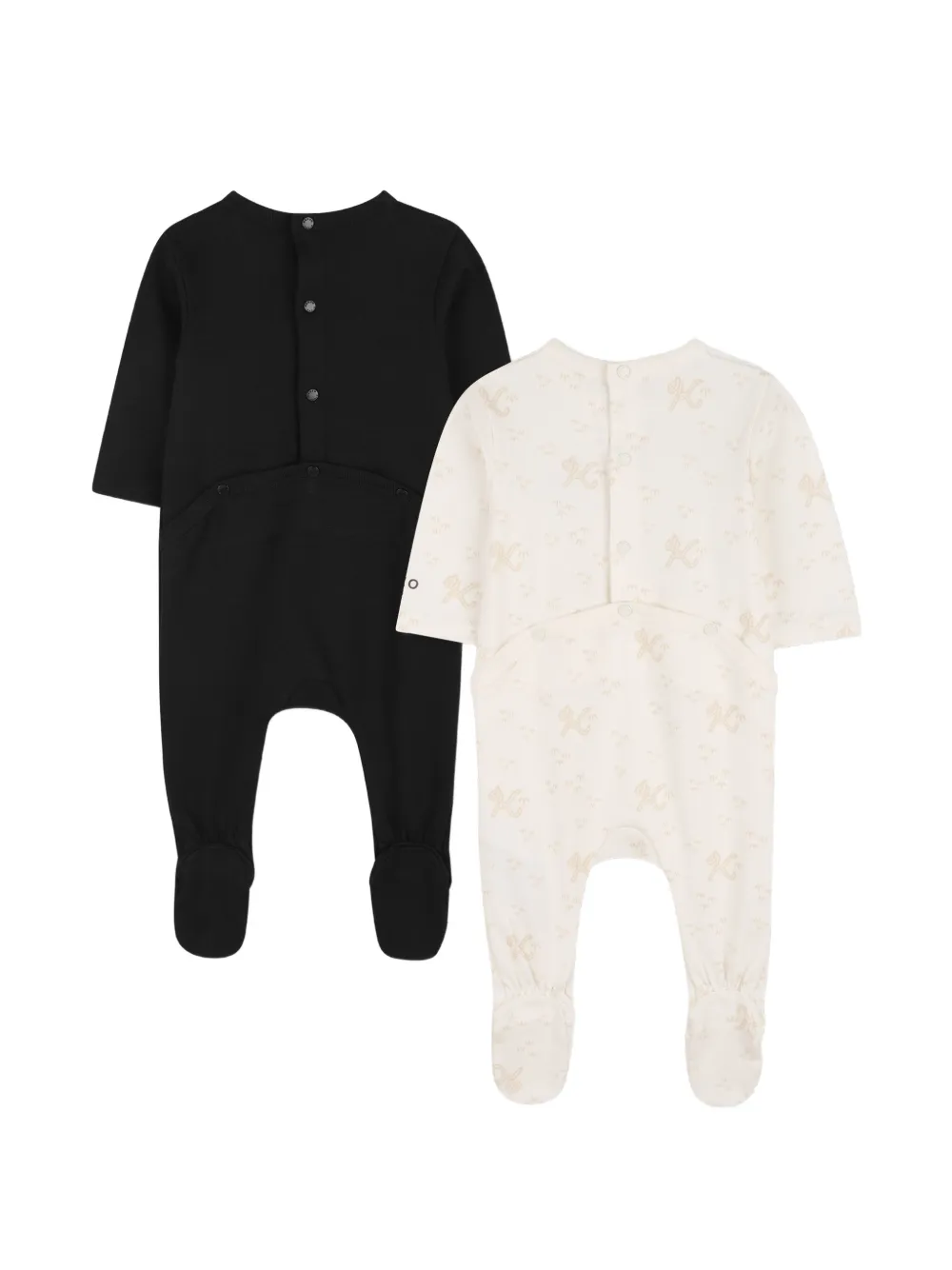  Kenzo Kids Logo-embroidery Pyjamas (set Of Two) - Black 