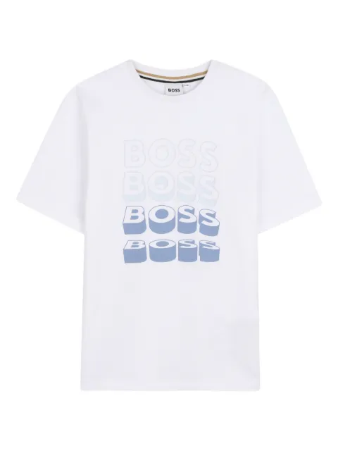 BOSS Kidswear logo-print T-shirt