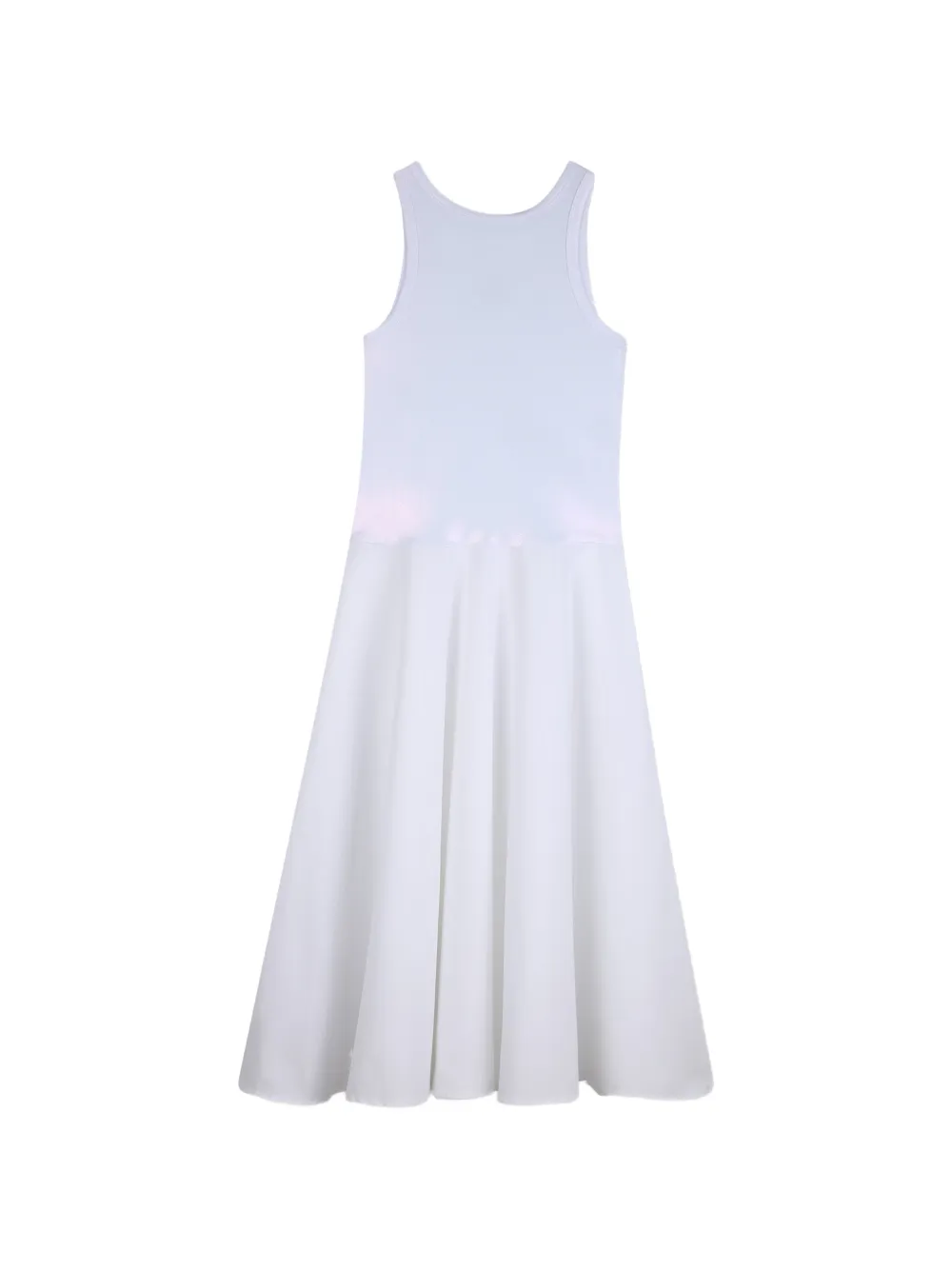 Dkny Kids Flared jurk met geborduurd logo Wit