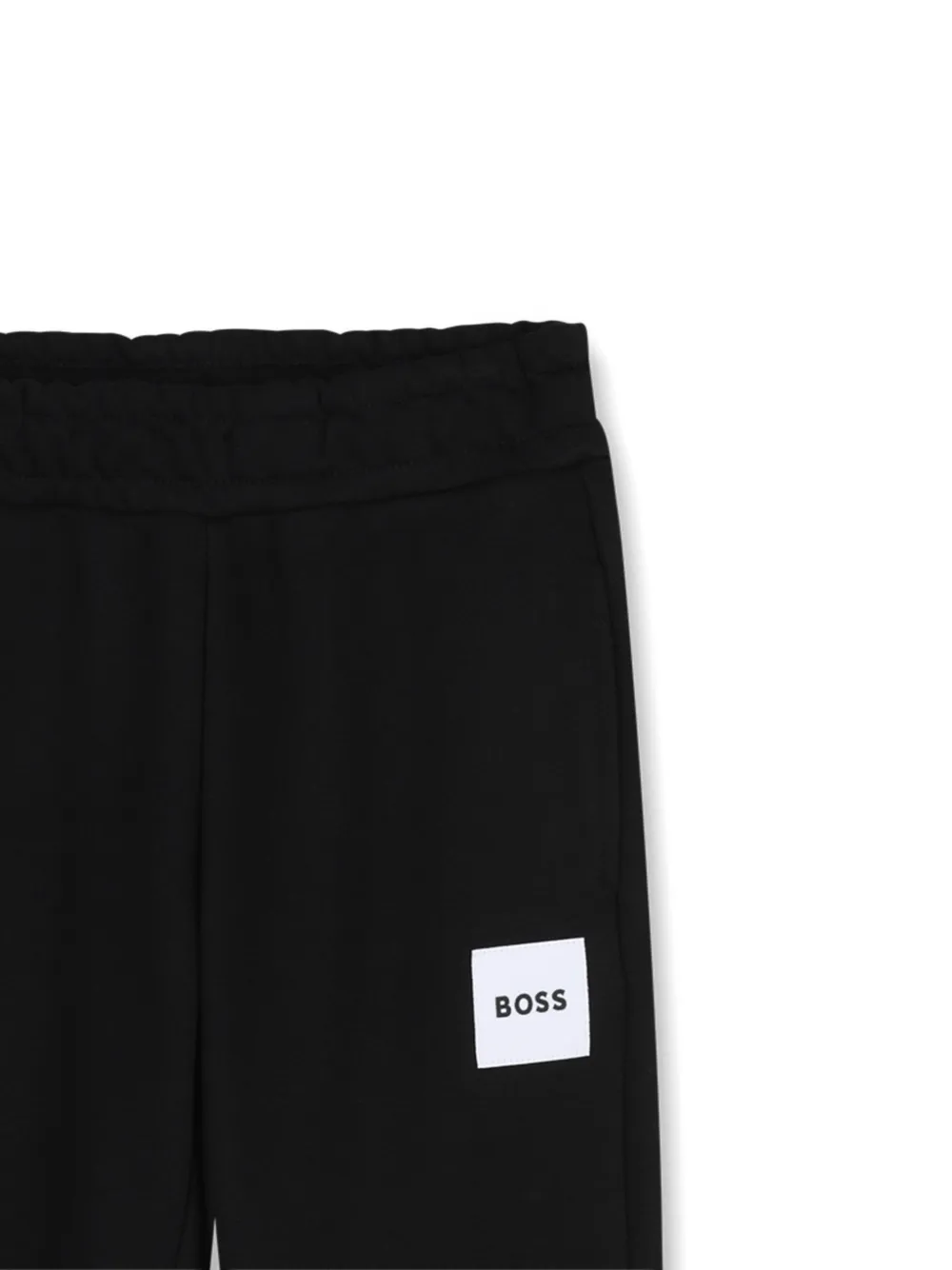 BOSS Kidswear Trainingsbroek met logoprint Zwart
