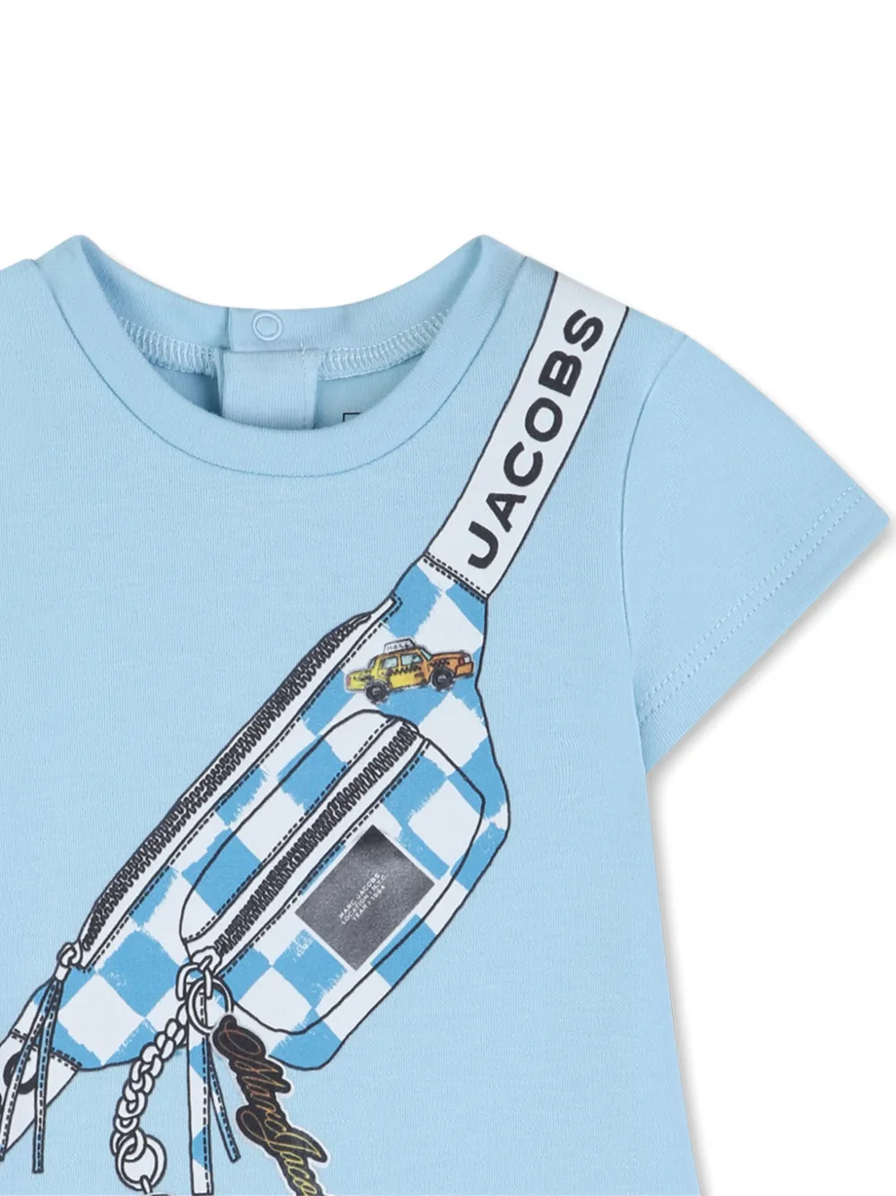  Marc Jacobs Kids Pelele Con Estampado Gráfico - Azul 