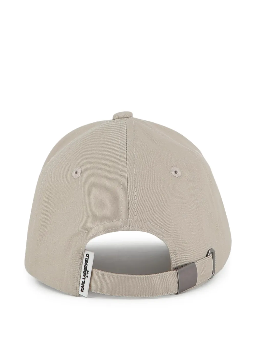 Karl Lagerfeld Kids Pet met borduurwerk - Beige