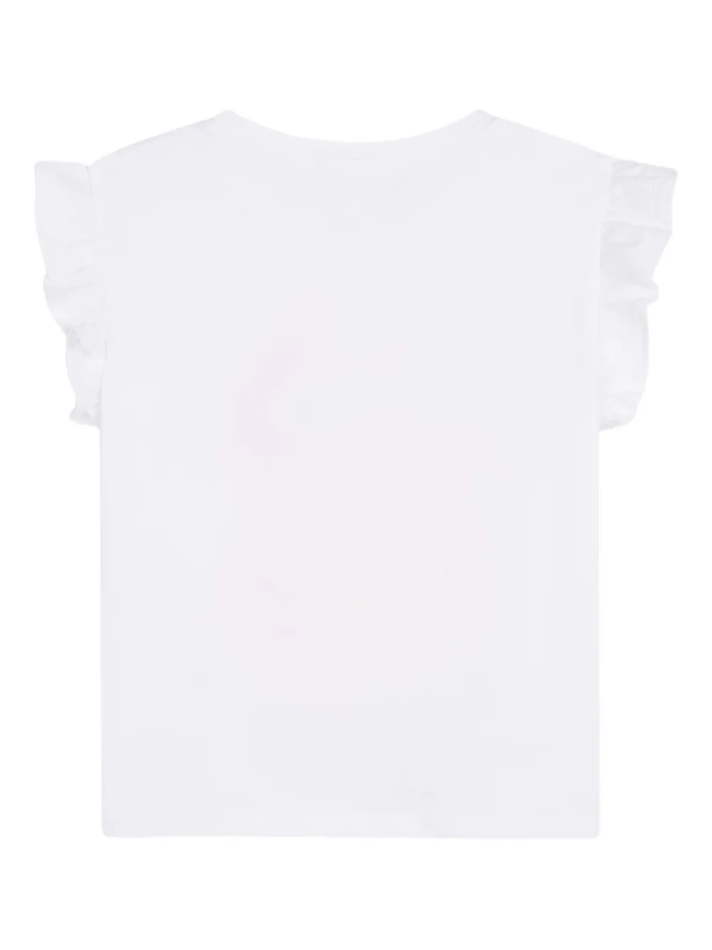 Billieblush T-shirt met flamingoprint Wit