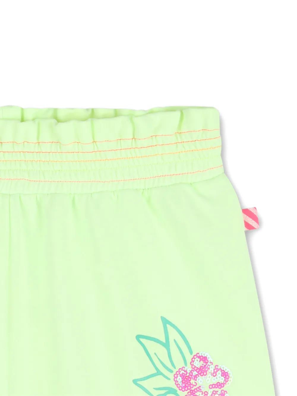 Ruffled Floral-Embellished Shorts