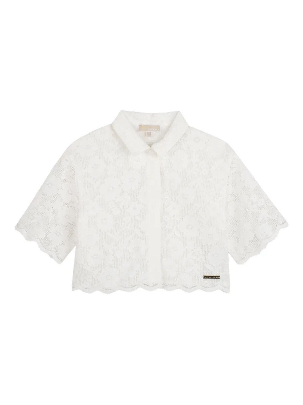 Michael Kors Kids Camicia con motivo a fiori - Bianco