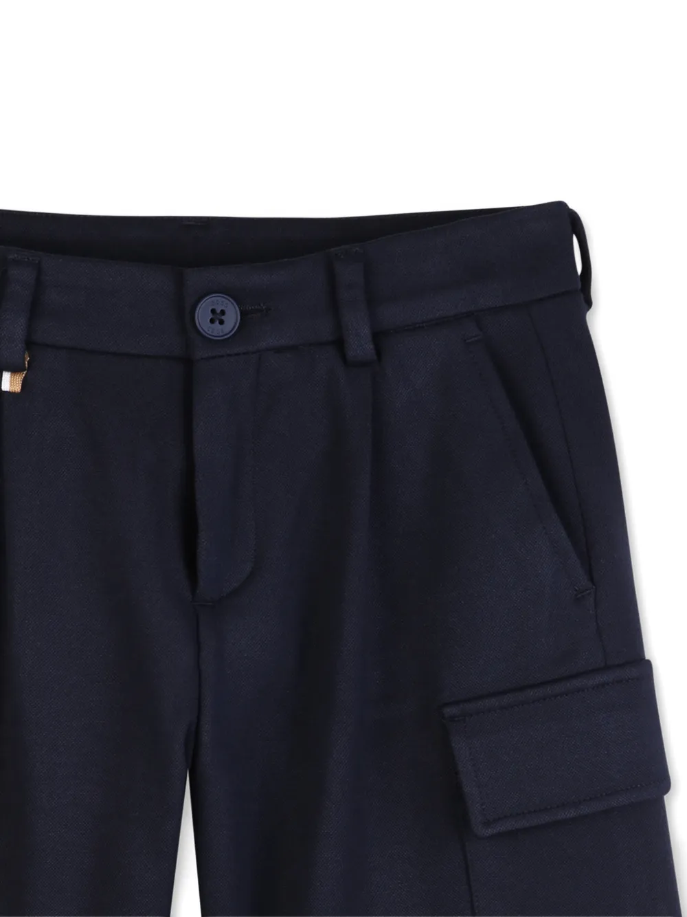 BOSS Kidswear Shorts met cargo zak Blauw