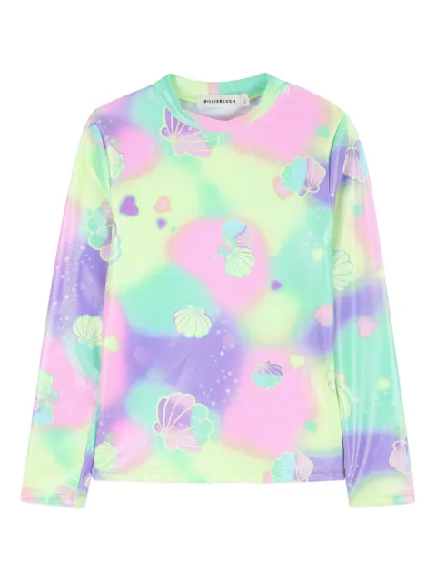 Billieblush shell-print T-shirt