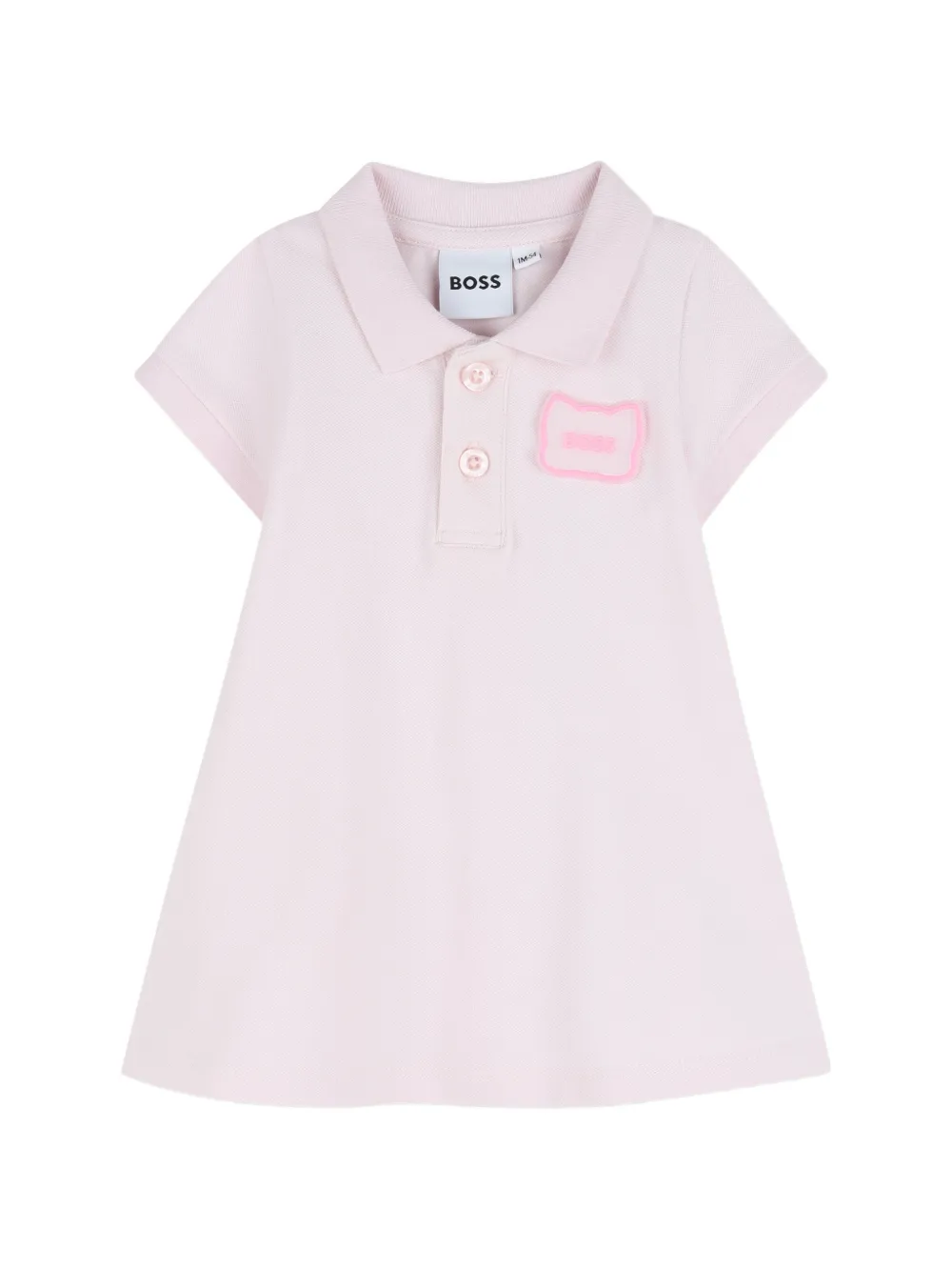 BOSS Kidswear Abito a maniche corte - Rosa