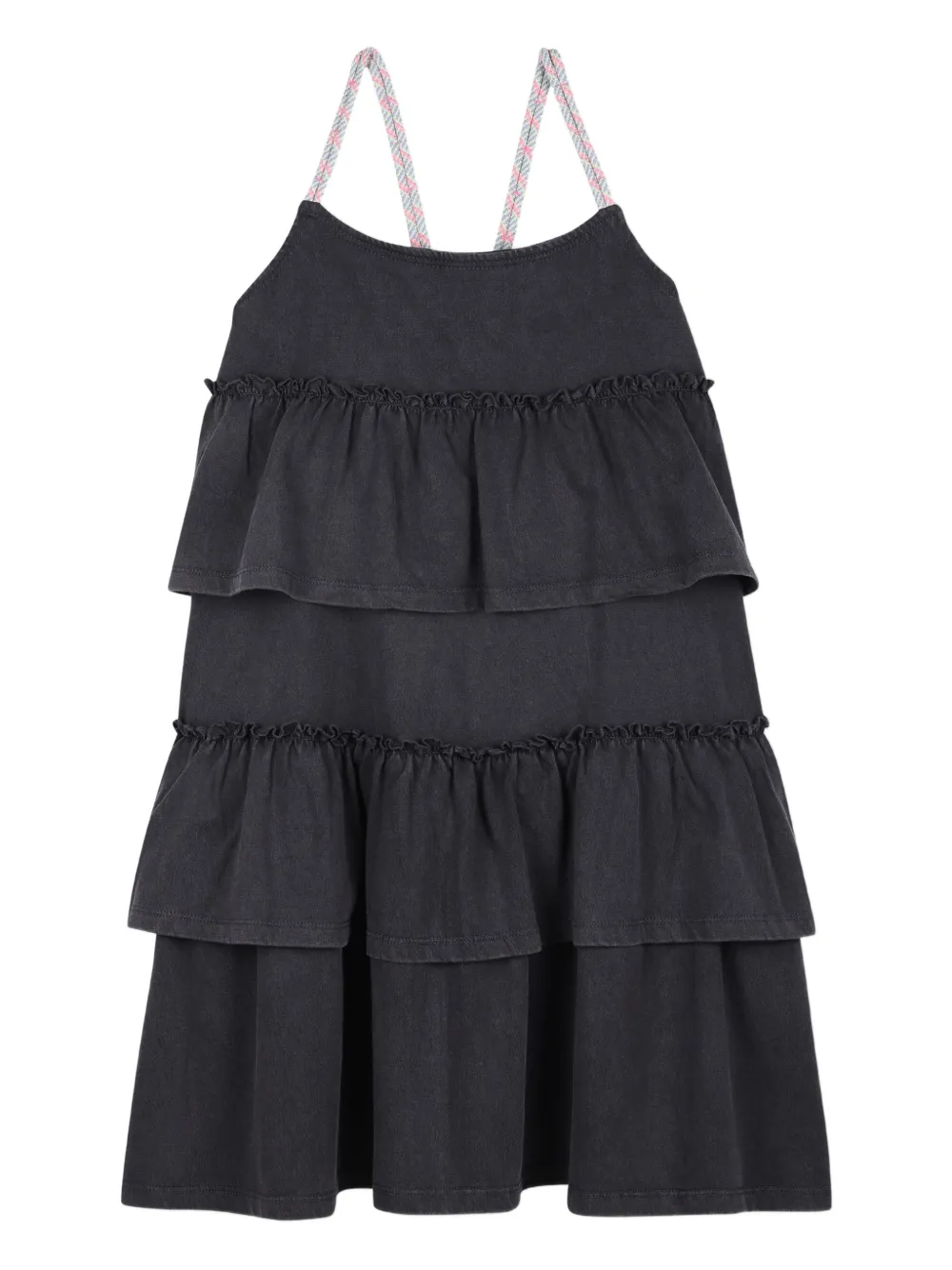 Billieblush Abito con ruches - Grigio