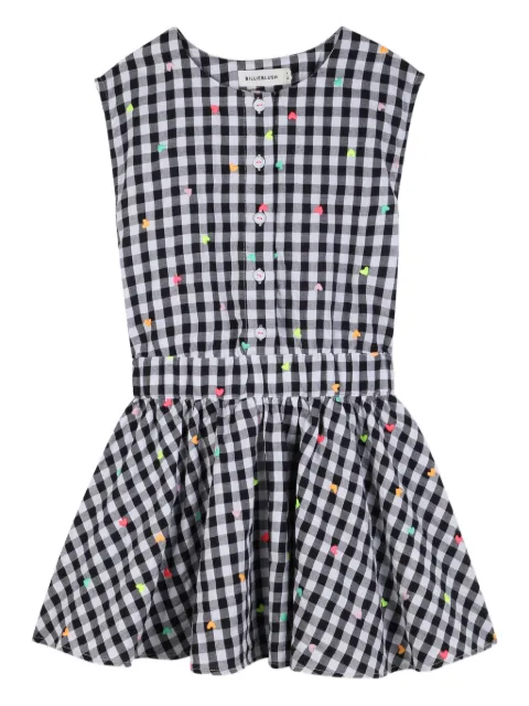 Billieblush vestido sin mangas a cuadros