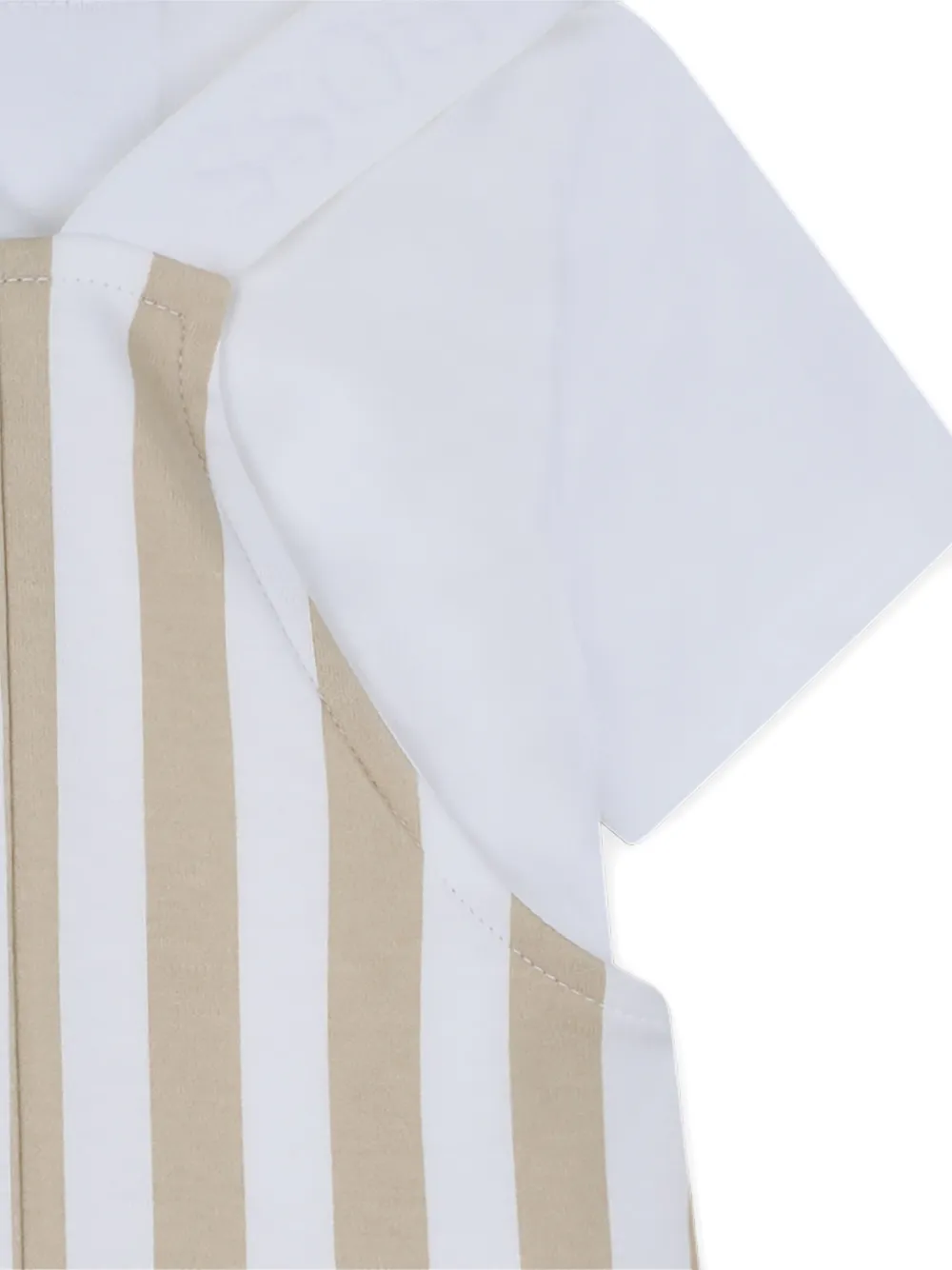 BOSS Kidswear Top broek muts en slabbetje Wit