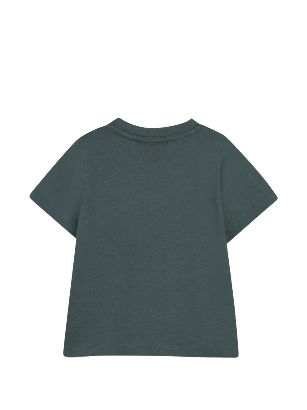 BOSS Kidswear T-shirt met print en ronde hals Groen