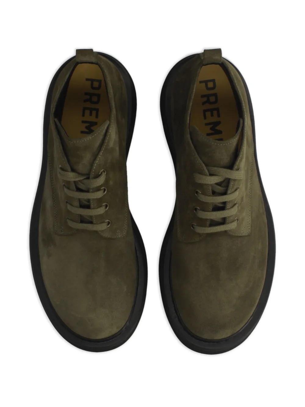 Premiata Suède veterlaarzen Groen