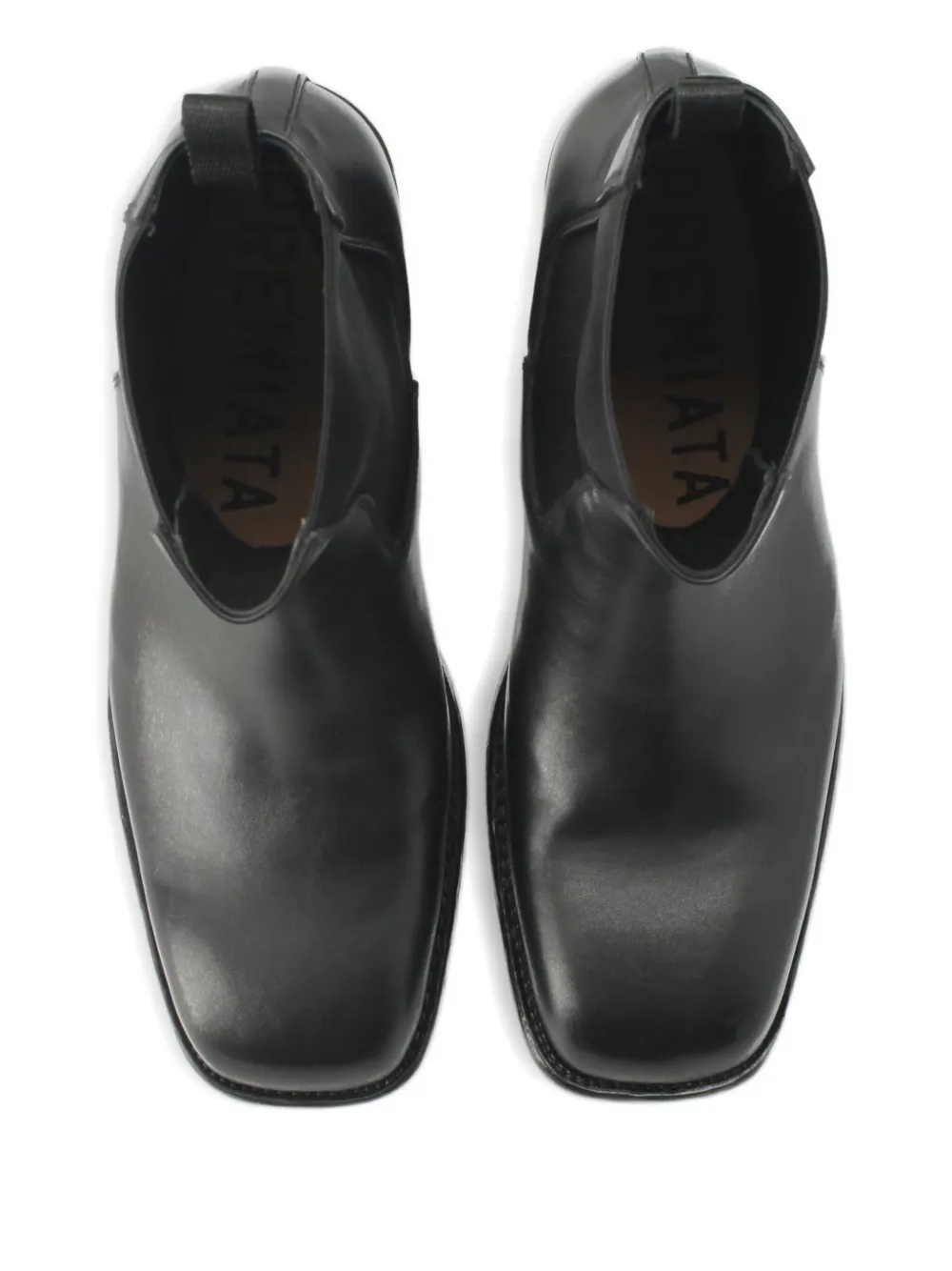 Premiata block-heel chelsea boots Zwart