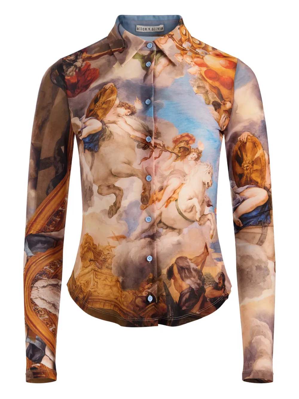 alice + olivia  button-down shirt | Neutrals | Image 1