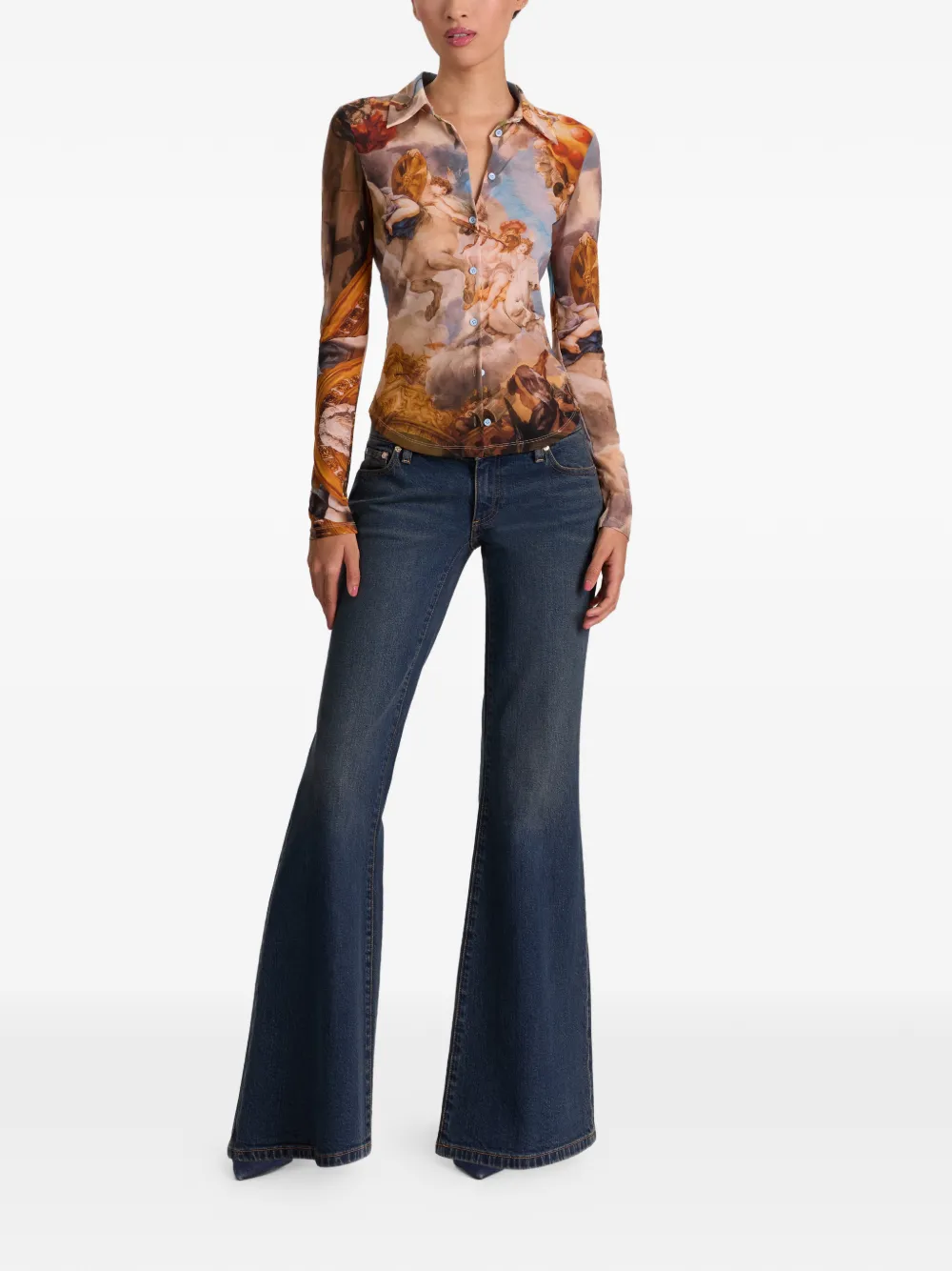 Alice + olivia Button-down overhemd - Beige