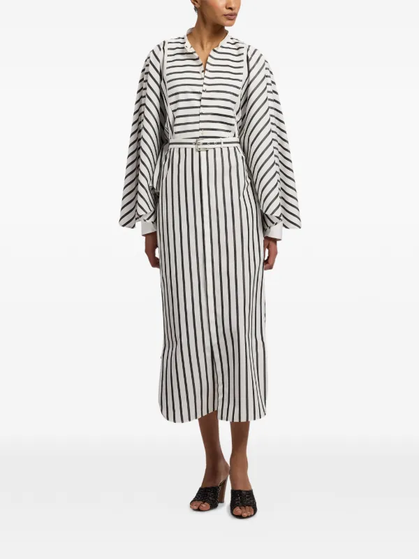 ralph lauren black and white striped dress Collection Juliana Belted | exclusive of trim tulle long prom dress Nox Anabel Y1799 Backless Size:XXL