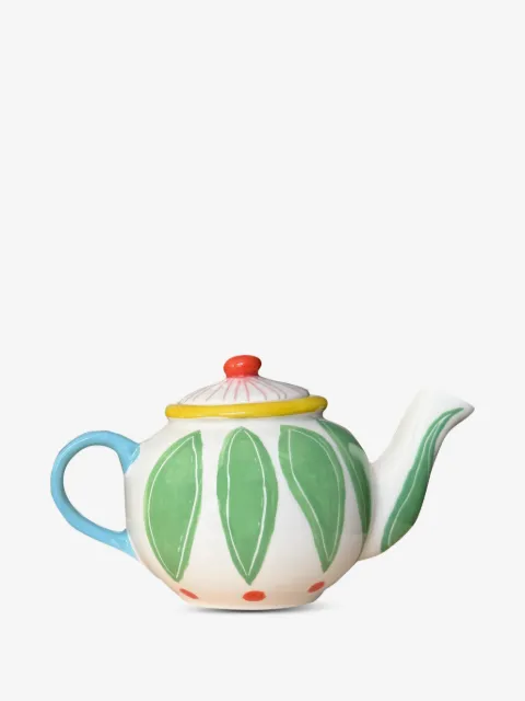 LAETITIA ROUGET leaf-print teapot