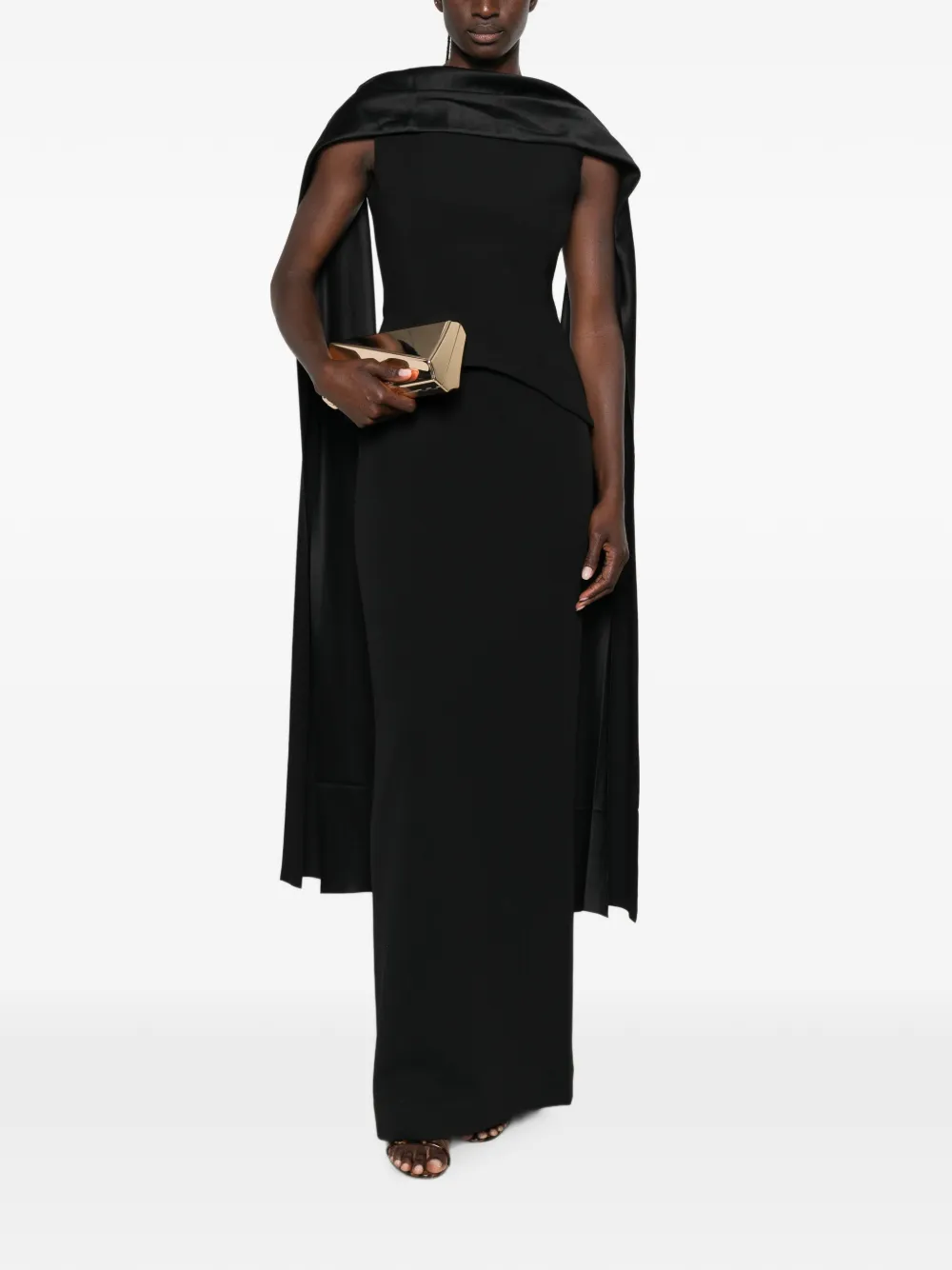 Solace London Annie maxi-jurk Zwart