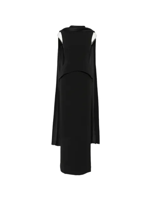 Solace London the Annie maxi dress in black
