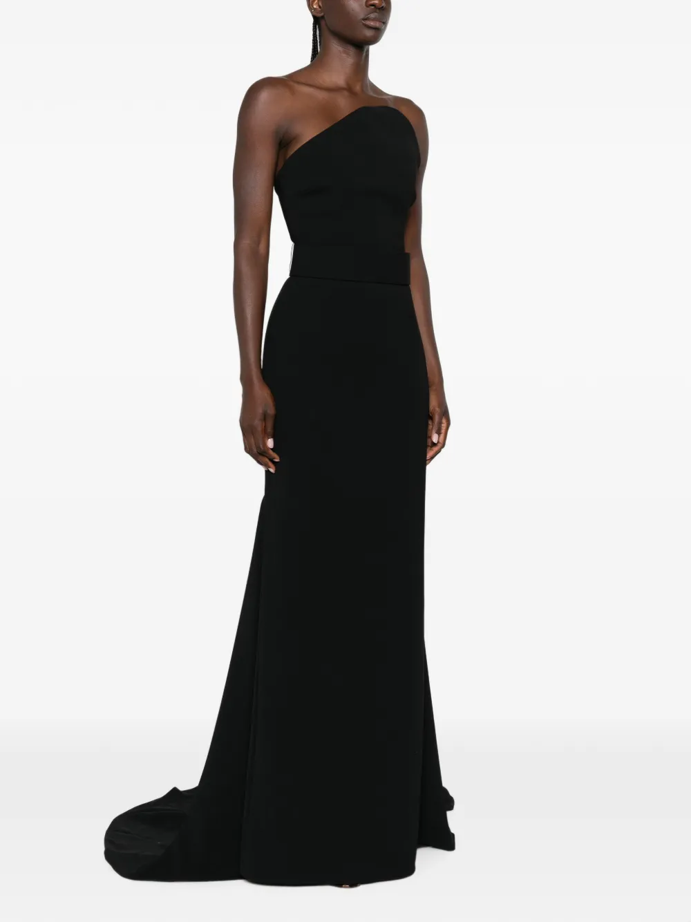 Solace London Seraphina maxi-jurk met ceintuur Zwart