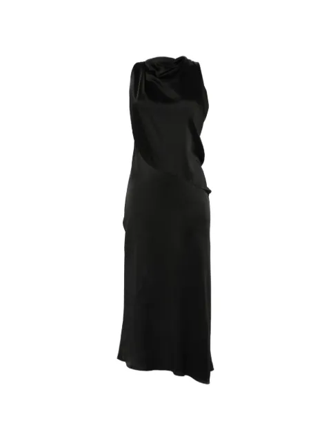 Victoria Beckham twist-detail sleeveless midi dress