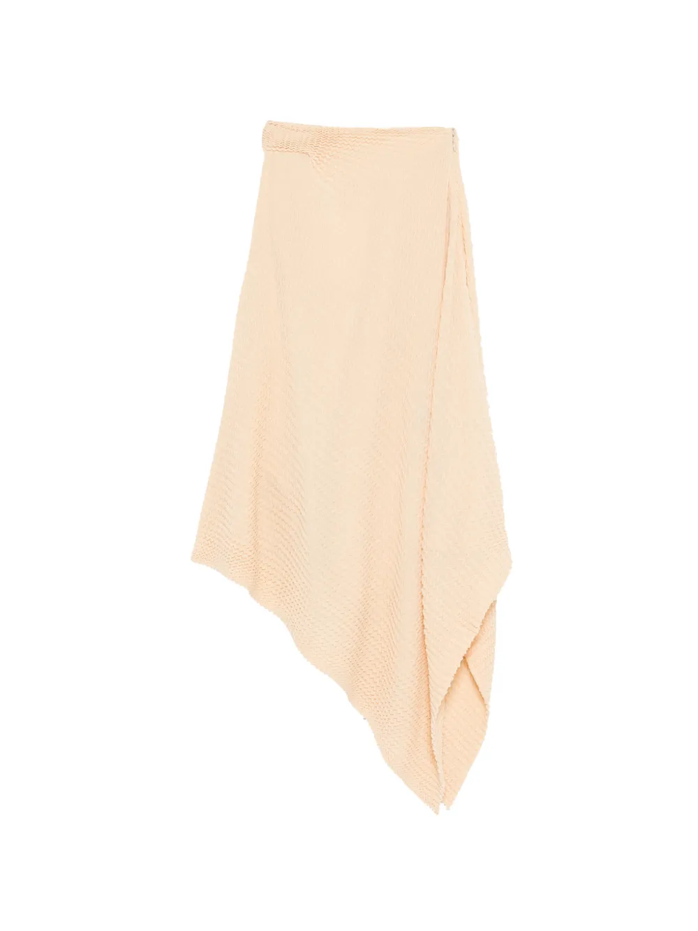 Victoria Beckham asymmetric-hem midi skirt - Toni neutri