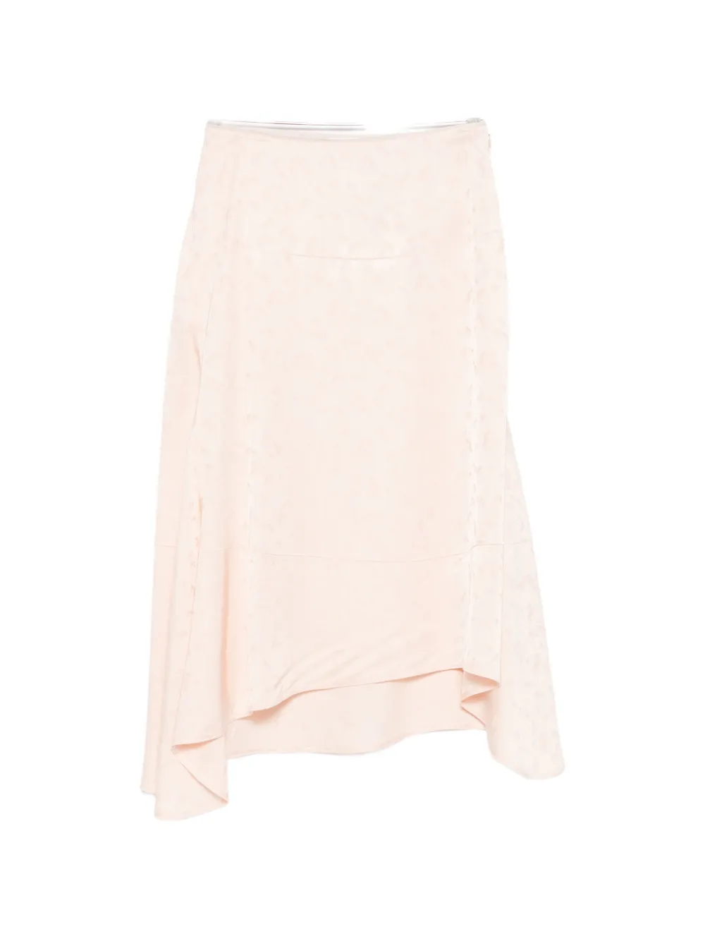 Victoria Beckham floral-pattern midi skirt - Rosa