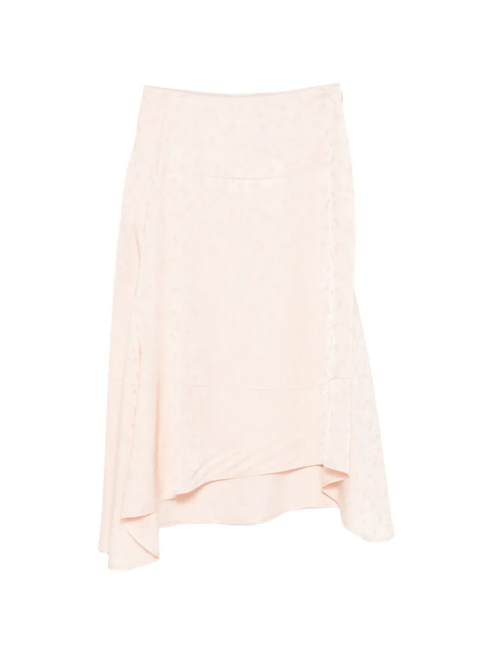 Victoria Beckham floral-pattern midi skirt - Rosa