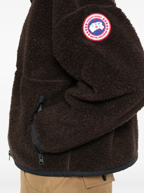 Canada Goose ジップアップ フリースジャケット | ブラウン | FARFETCH JP